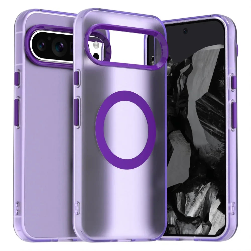 Matte Magnetic Armor Case For Google Pixel