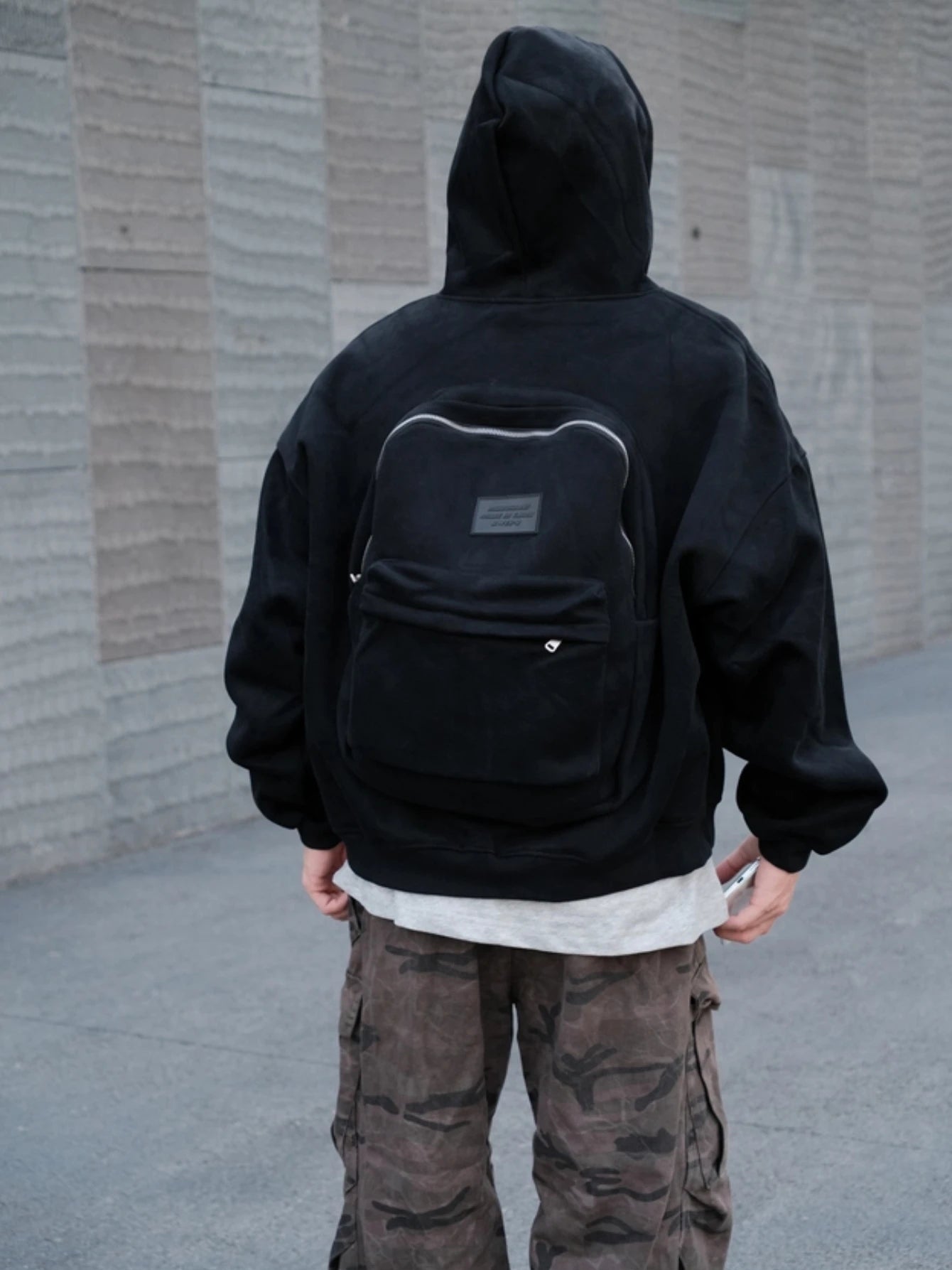 Men’s Minimalist Zip Up Hoodie Jacket