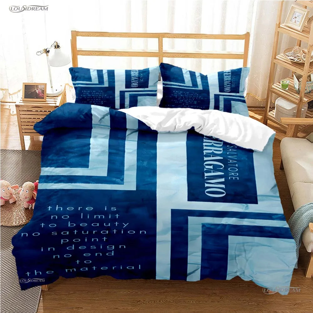 Modern Luxury All-Season Duvet Cover Bedding Set