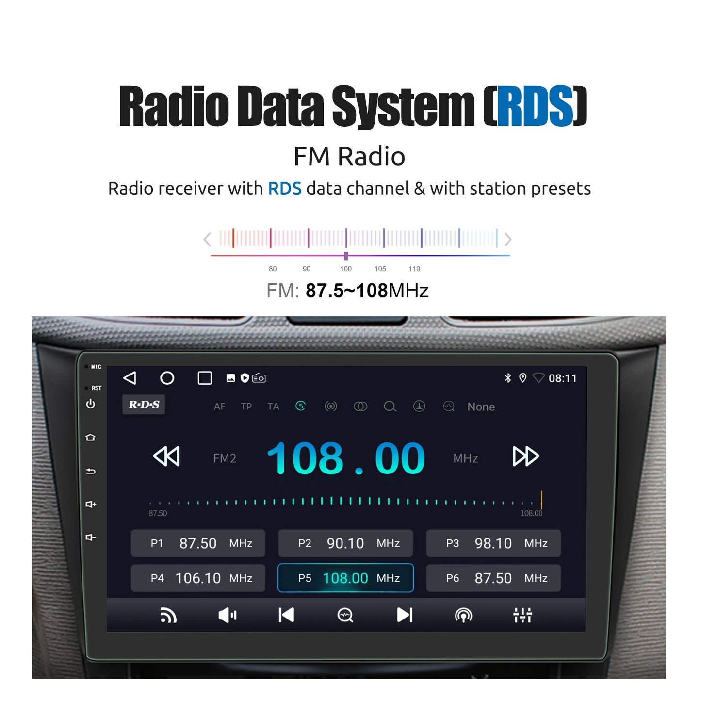 ESSGOO Android 14 Car Stereo . 7”/9”/10” Touchscreen with Wireless CarPlay, Android Auto, GPS Navigation & Bluetooth