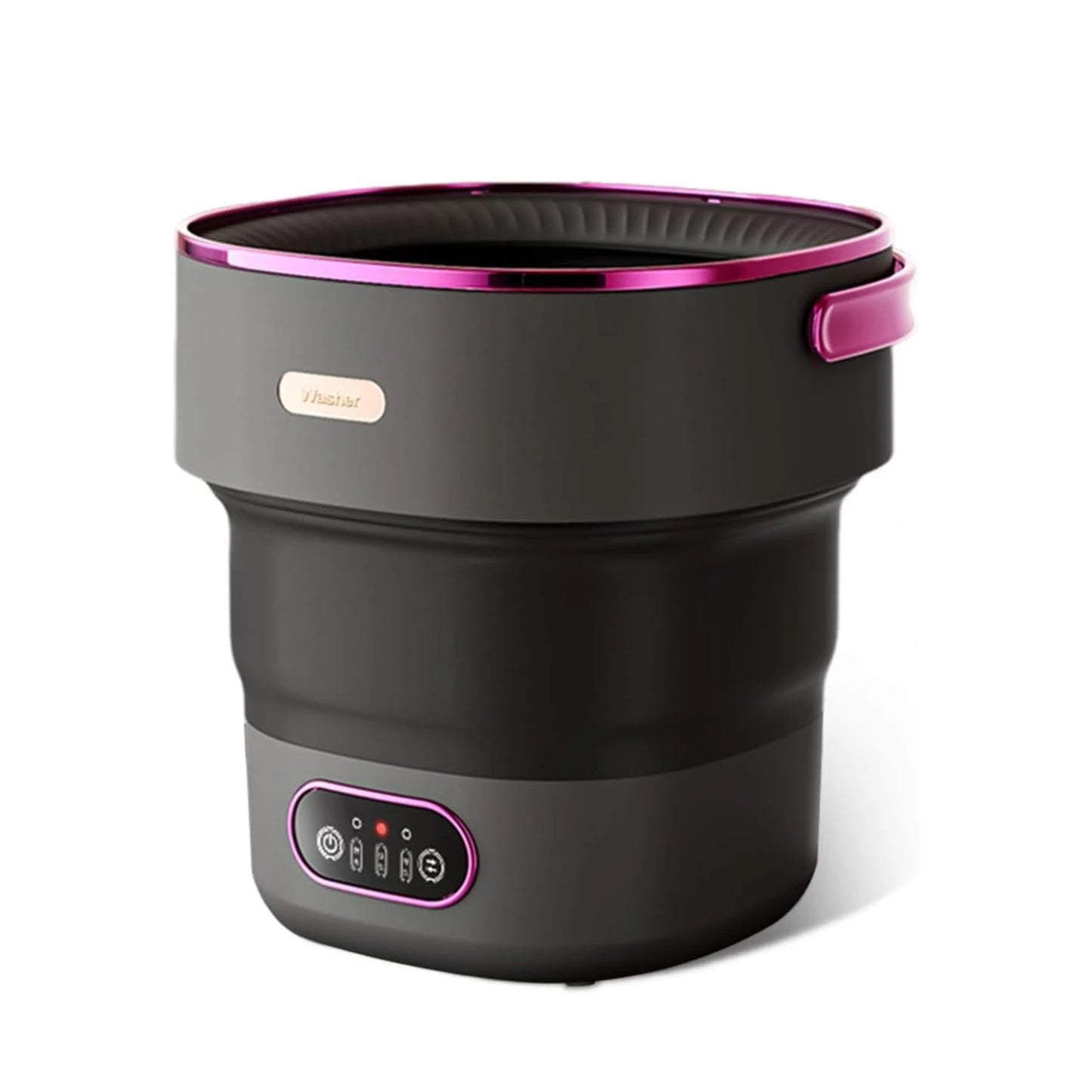 13L Portable Folding Washing Machine with Spin Dryer . Compact Mini Washer for Travel, Dorms & Apartments