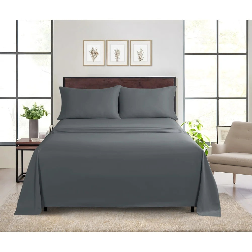Luxury 7 Piece King Reversible Comforter Set All Seasons
