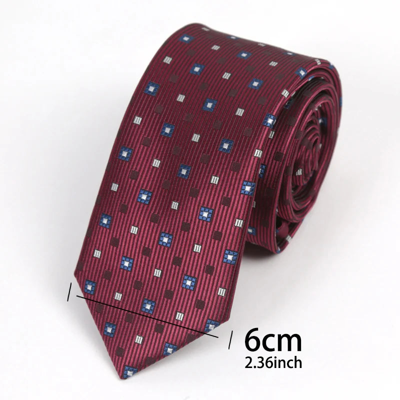 Luxury Men’s Burgundy Tie Set with Pocket Square, Bow Tie & Cufflinks | Wedding & Business Gift Set