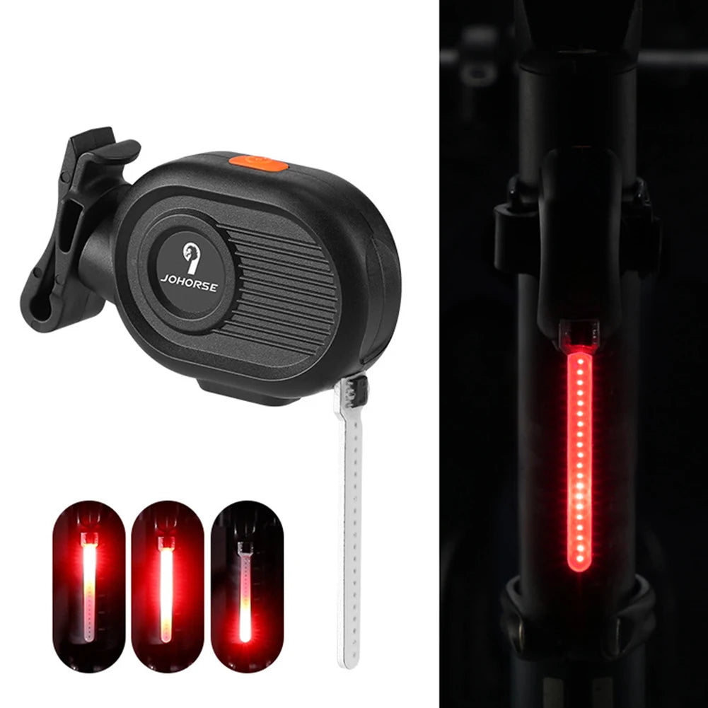 Bicycle Rear Light Running Water Pilot Lights Bicycle Taillights Night Riding Lights Safety Warning Lights Bike
