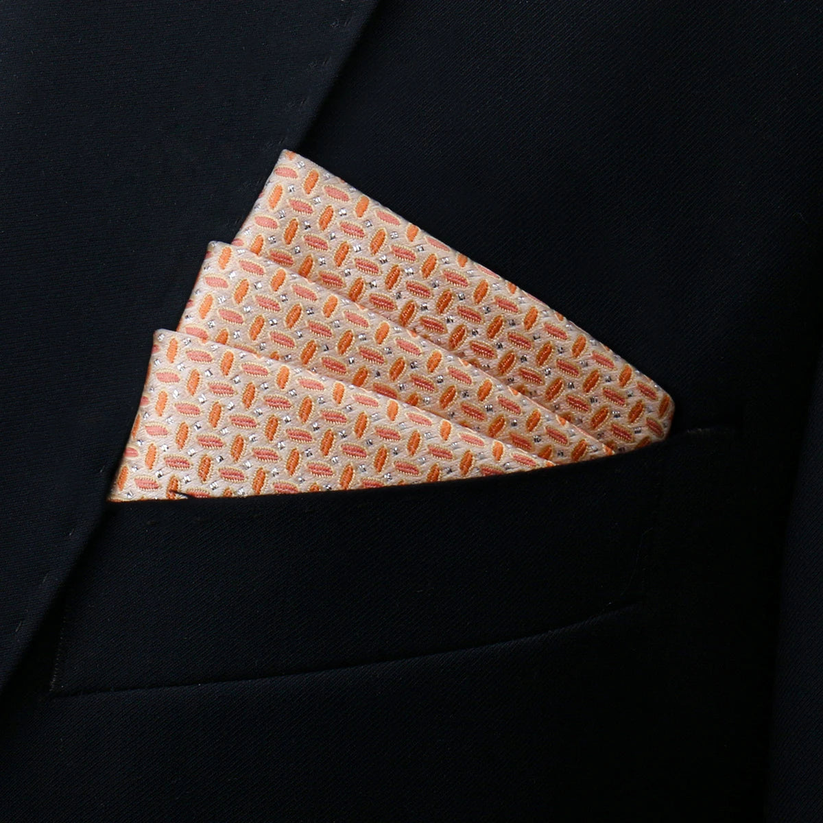 Luxury Men’s Pocket Square Handkerchief. Formal Suit Accessory
