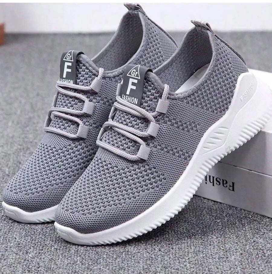 Women’s Lightweight Walking Sneakers .Breathable Mesh Comfort Shoes