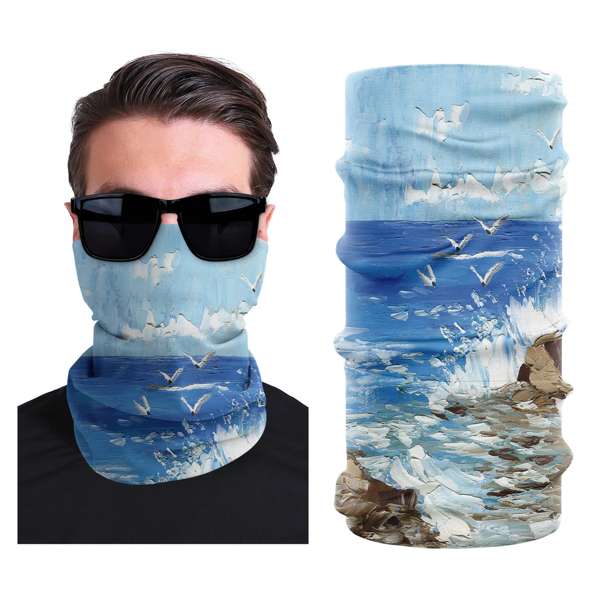 Unisex Multifunctional Neck Gaiter – Outdoor Face Cover Headscarf