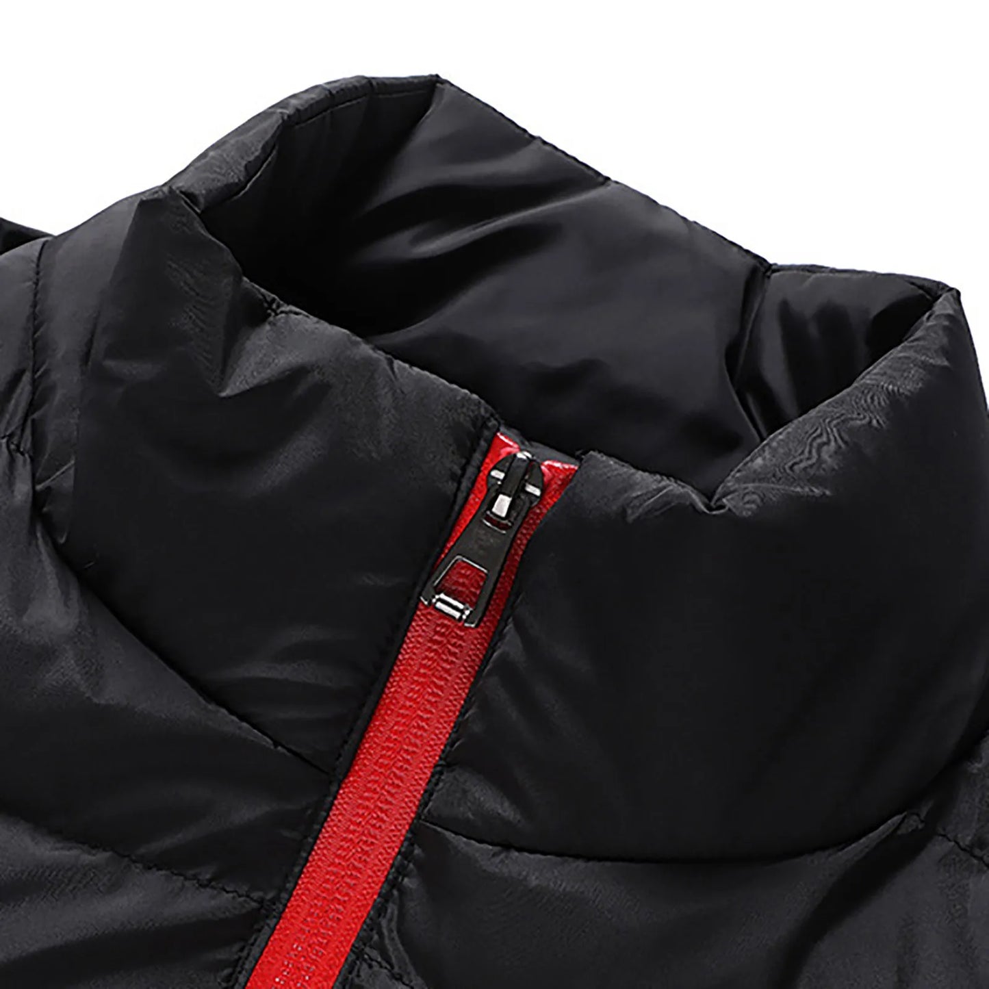 Men’s Thickened Winter Puffer Jacket Lightweight Warm Cotton Coat