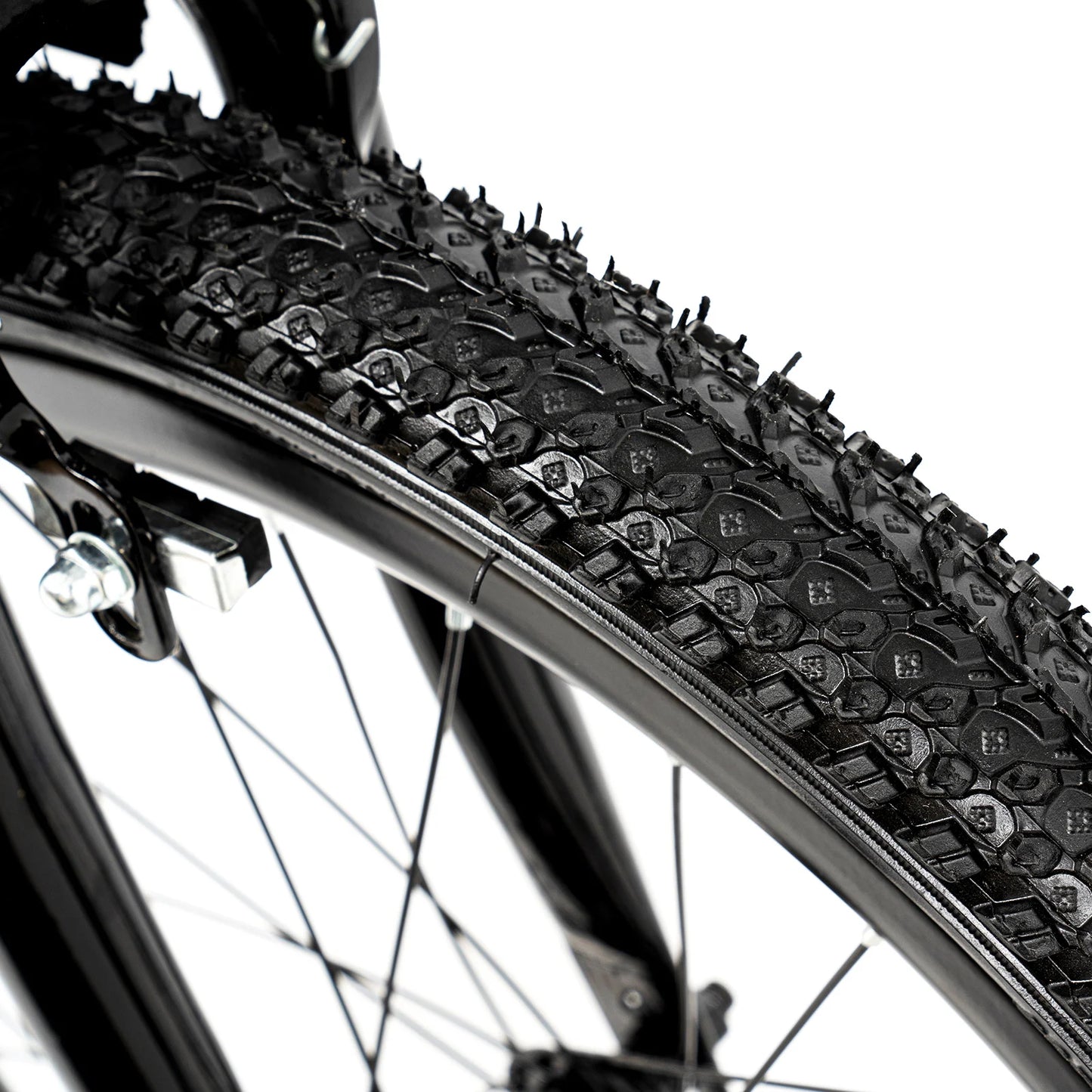 20-Inch 7-Speed Mountain Bike . Kids Bicycle with Adjustable Seat, Front Suspension & Dual Disc Brakes