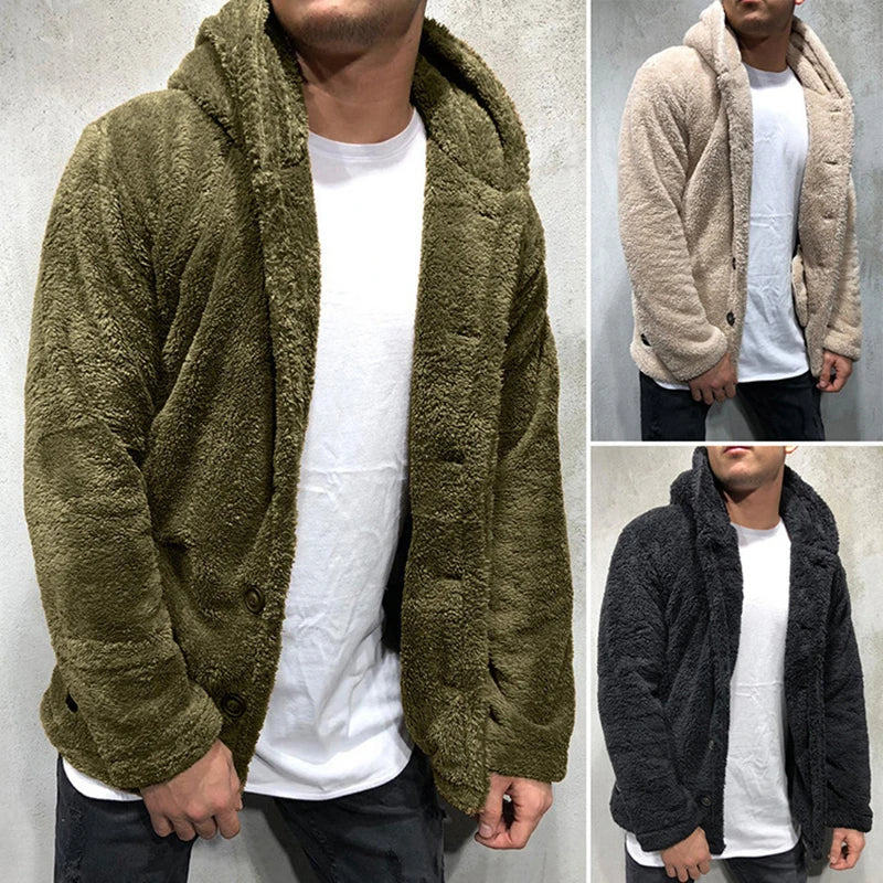 Men’s Cozy Hooded Winter Coat