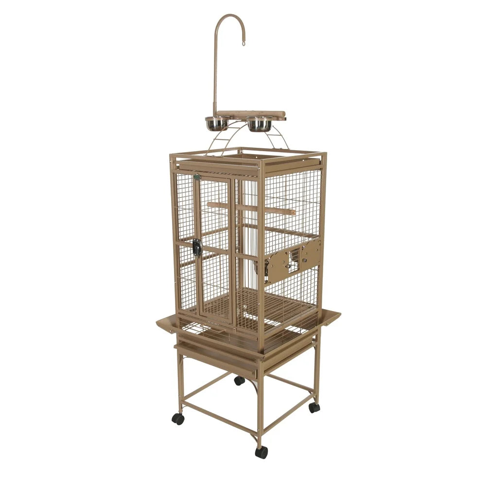 Medium Playtop Birdcage 24x22 With Removable Seed Guards