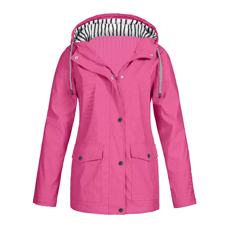 Fashion Autumn Winter Fleece Jacket Women Hooded Coat