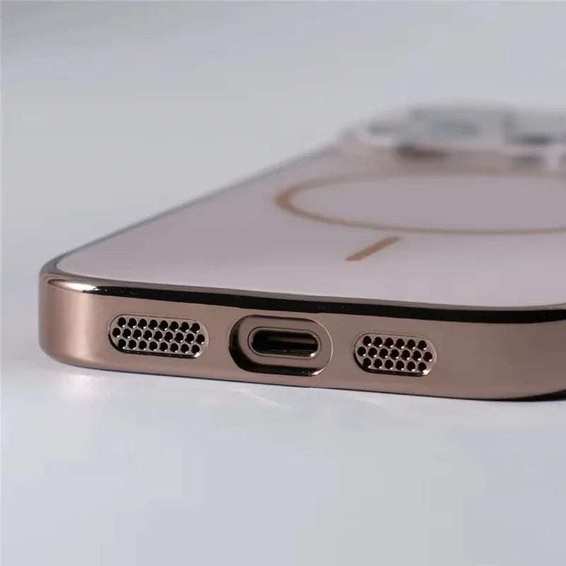 Sleek Magnetic Protective Phone Case with Camera Guard