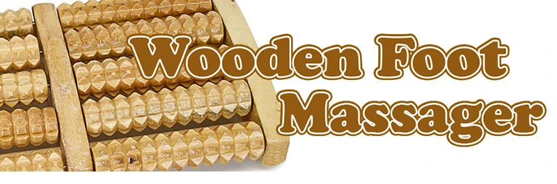 Wooden Foot Massage Roller Relieves Fatigue Foot Pain and Plantar Fasciitis Plantar Muscle Relaxation Tool Releases Lymph