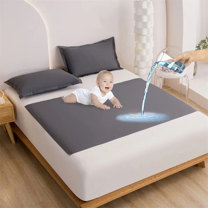 Waterproof Mattress Protector Cover. Soft Breathable TPU Bed Cover