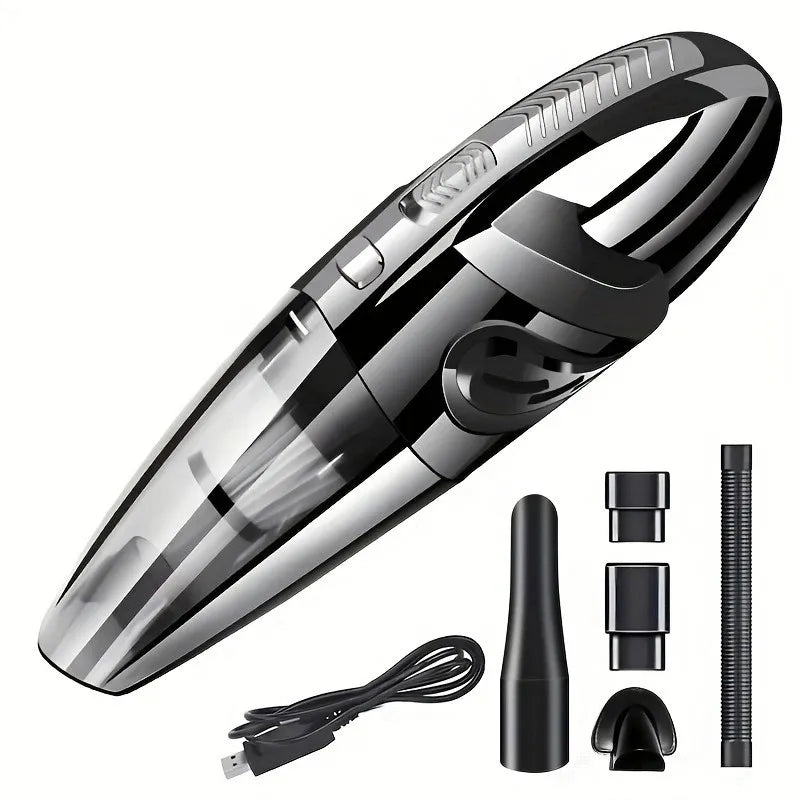 Cordless Handheld Vacuum Cleaner | Rechargeable Portable Car & Home Vacuum with Powerful Suction and Multi-Surface Cleaning
