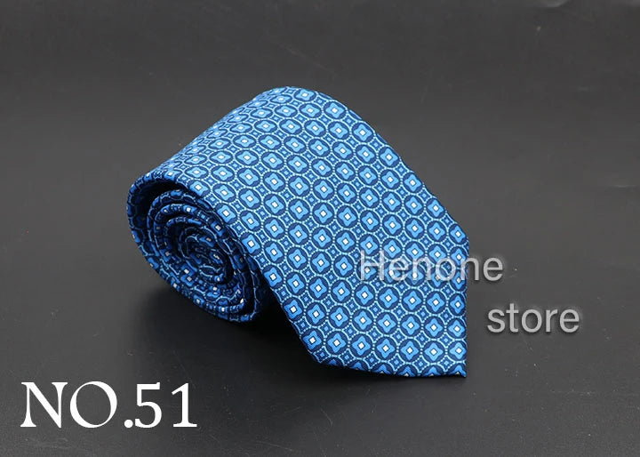 Luxury Floral & Paisley Men’s Silk Necktie .Wedding & Business Tie