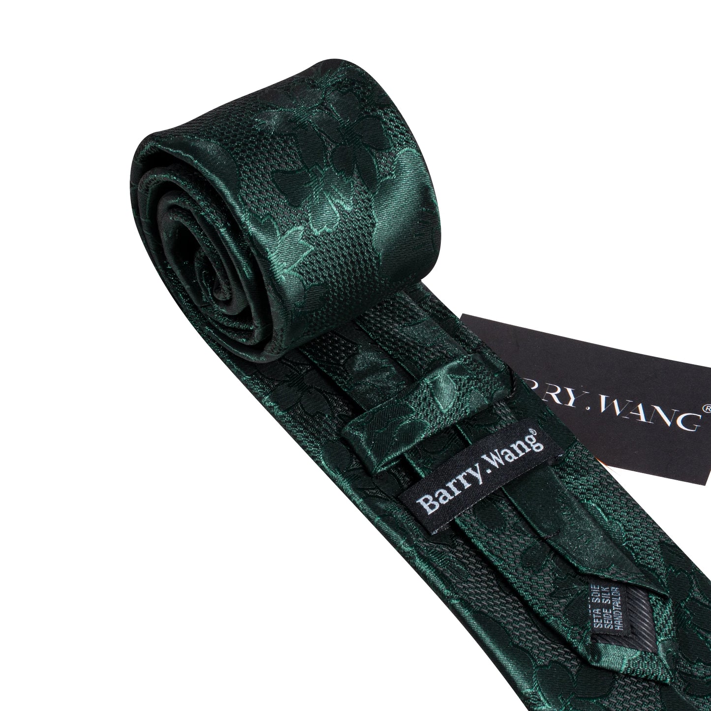 Men’s Luxury Brown Floral Silk Necktie .Elegant Wedding, Business & Formal Dress Tie