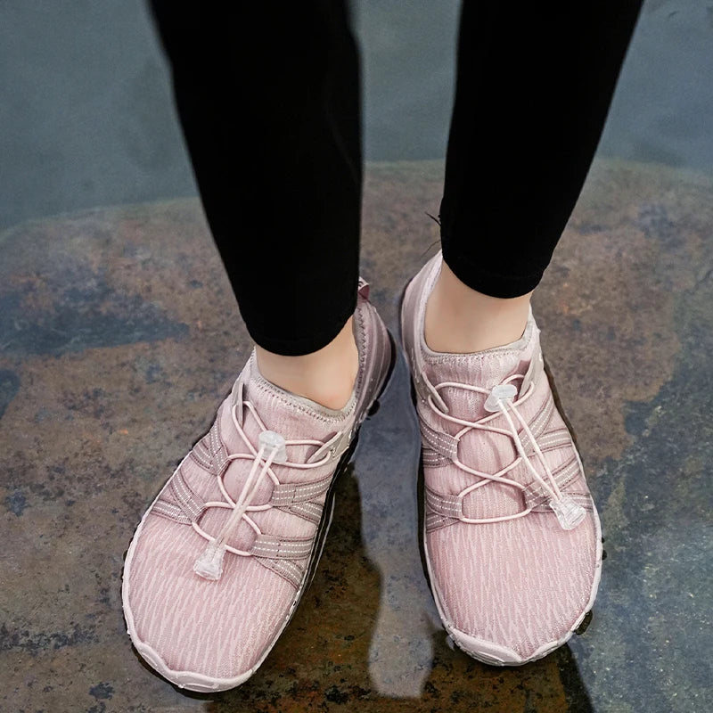 Women’s Anti-Slip Quick-Dry Aqua Shoes .Lightweight Barefoot Beach & Water Sports Footwear