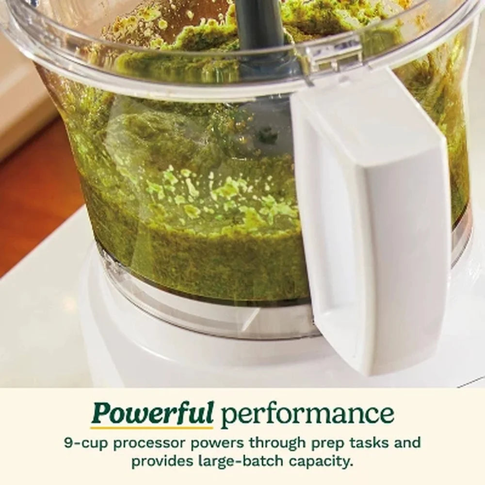 9 Cup Food Processor 350W Chopper Slicer Shredder Discs