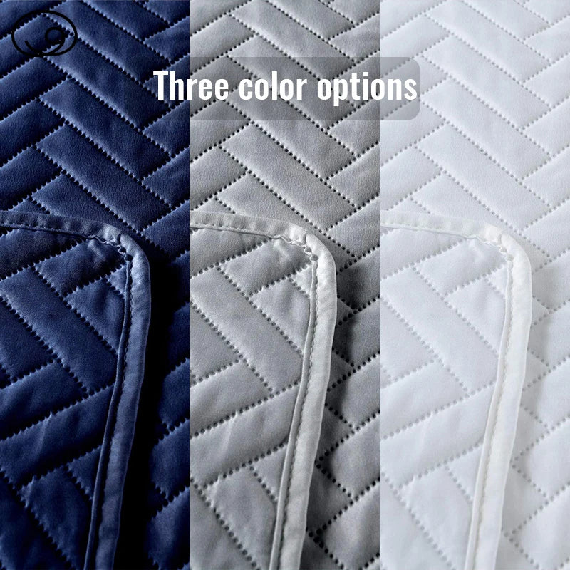 Lightweight Solid Color 2/3-Piece Quilted Bedding Set