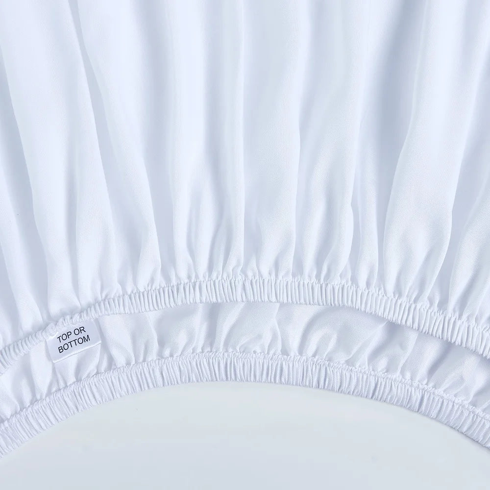 Eco-Friendly Microfiber Bed Sheet Set Full 4 Piece Breathable Wrinkle Resistant Machine Washable Durable Easy Care Comfortable