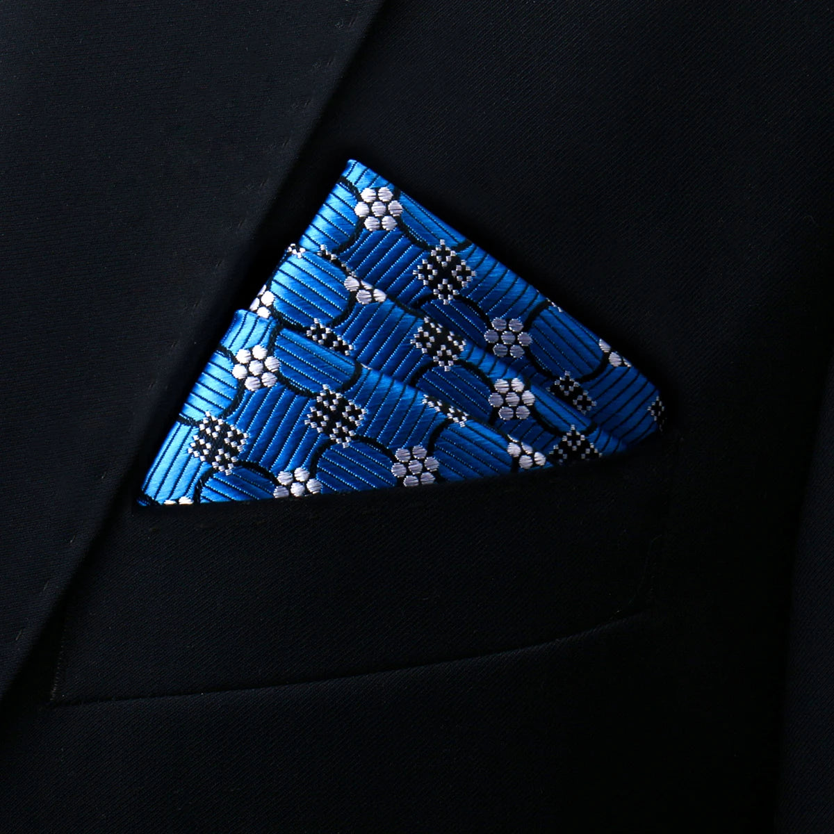 Luxury Men’s Pocket Square Handkerchief. Formal Suit Accessory