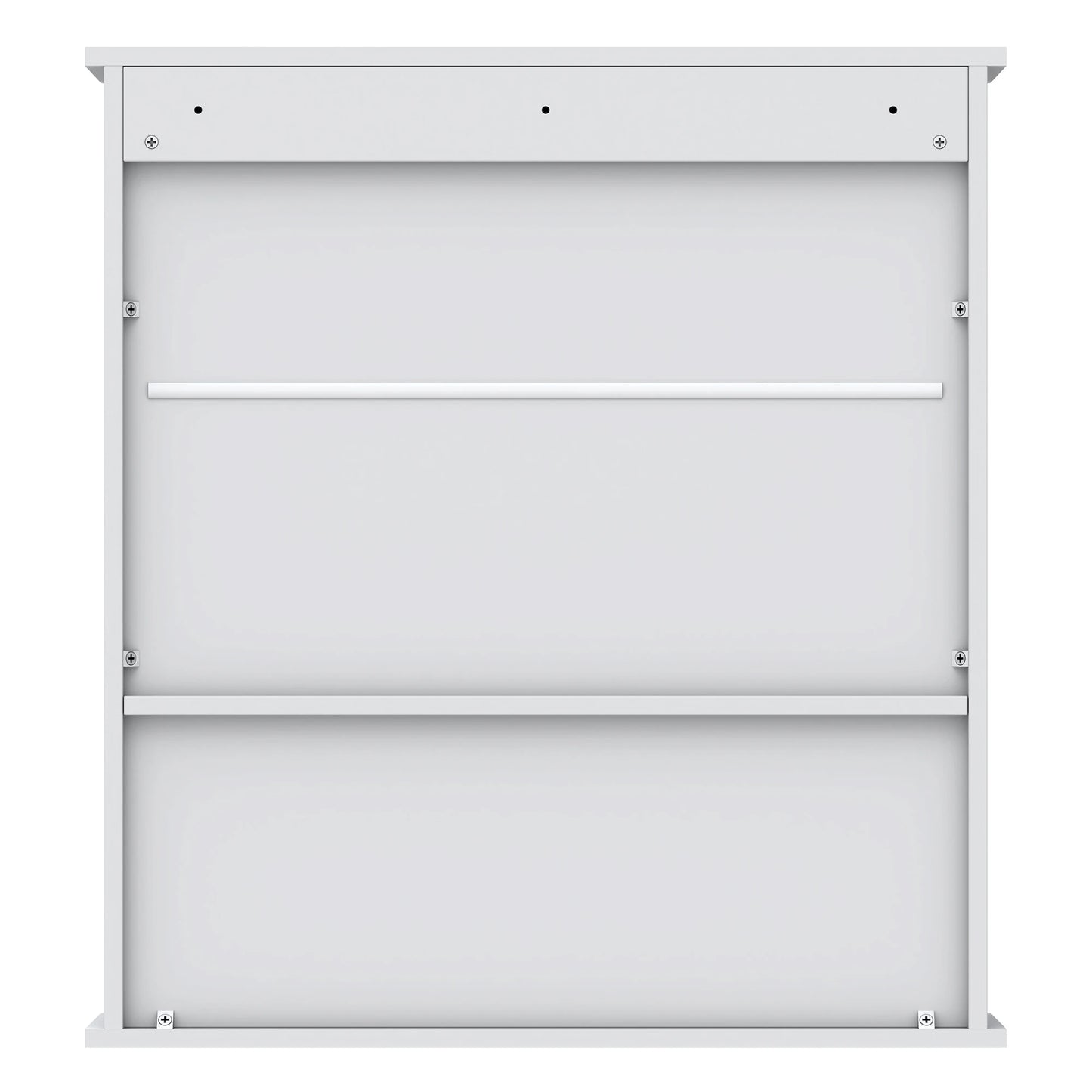 Bathroom Cabinet, Wall Mounted Storage Cabinet, Over Toilet Storage Cabinet with 2 Doors and Adjustable Shelf,White Wall Cabinet