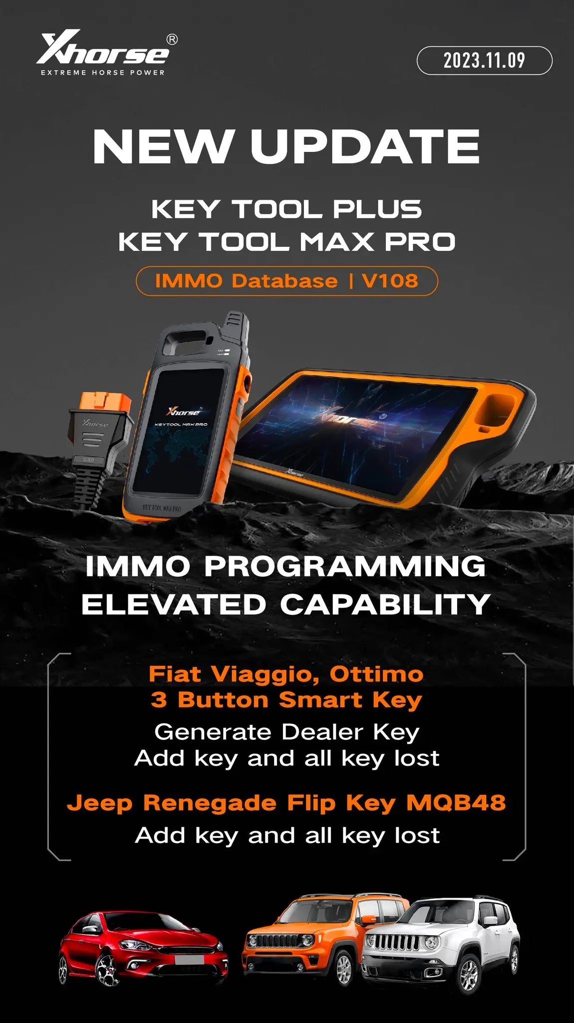 Xhorse VVDI Key Tool Max Pro With MINI OBD Tool Function Support Battery Voltage and Leakage Current