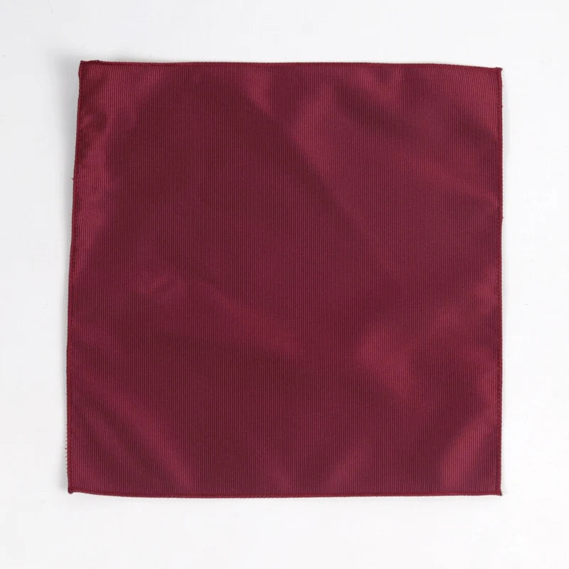 Luxury Men’s Burgundy Tie Set with Pocket Square, Bow Tie & Cufflinks | Wedding & Business Gift Set