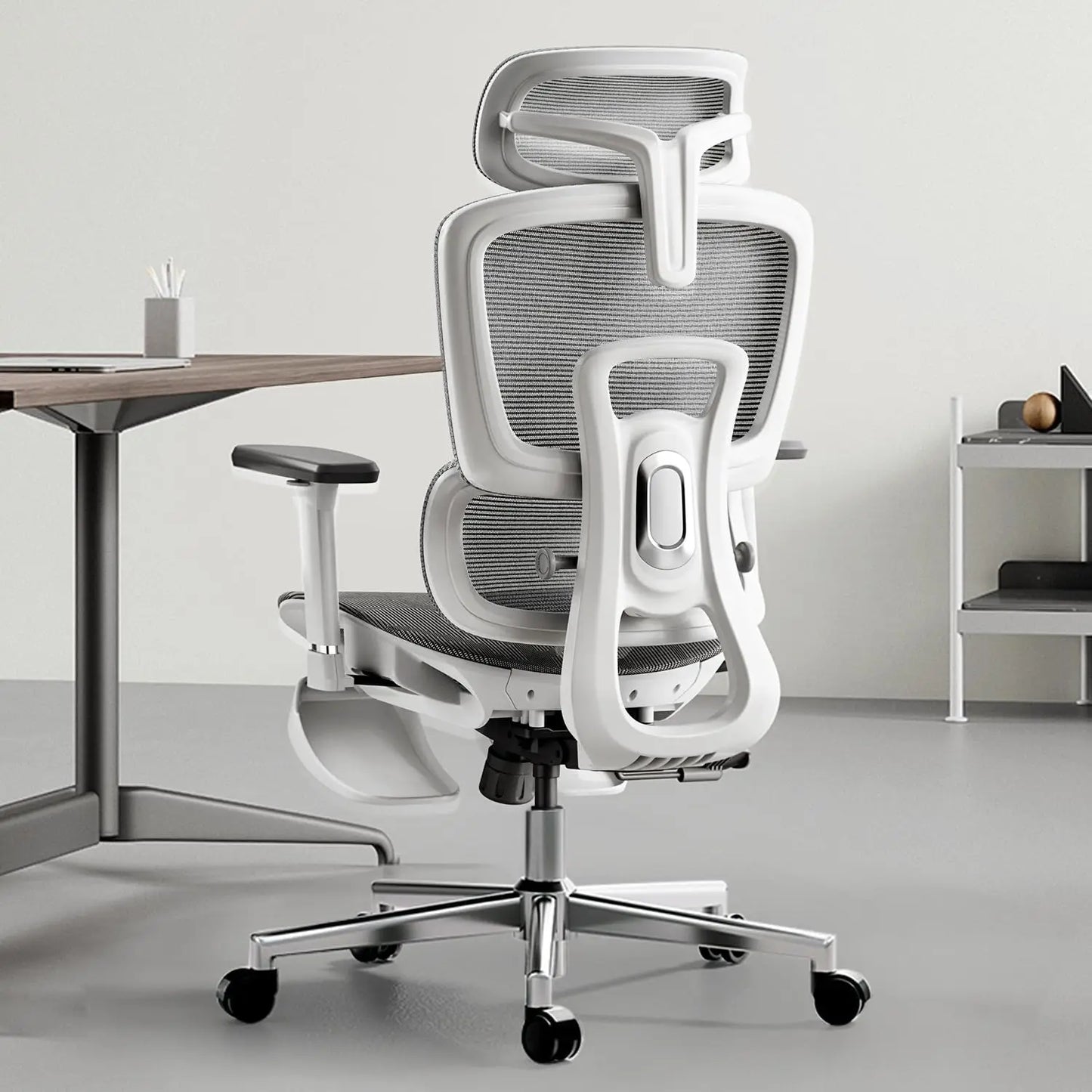 Ergonomic Mesh Office Chair with Adjustable Lumbar Support, 3D Armrests, Adjustable Headrest & Reclining High-Back Computer Desk Chair  Description