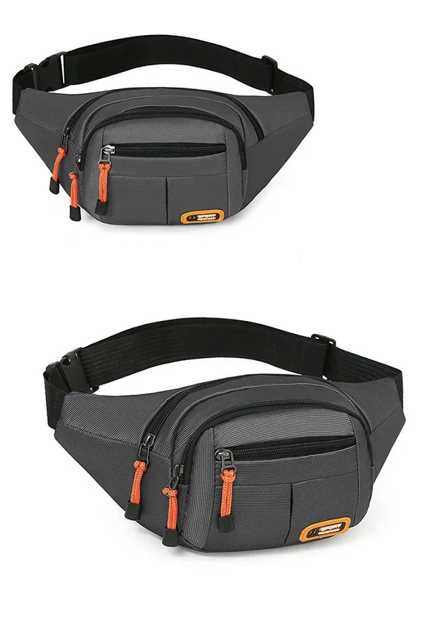 Oxford Waterproof Waist Bag. Unisex Crossbody Belt Bag for Travel, Hiking & Everyday Carry