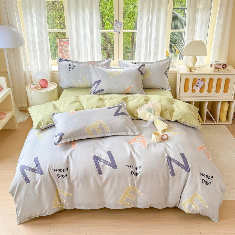 Printed Comforter & Duvet Bedding Set