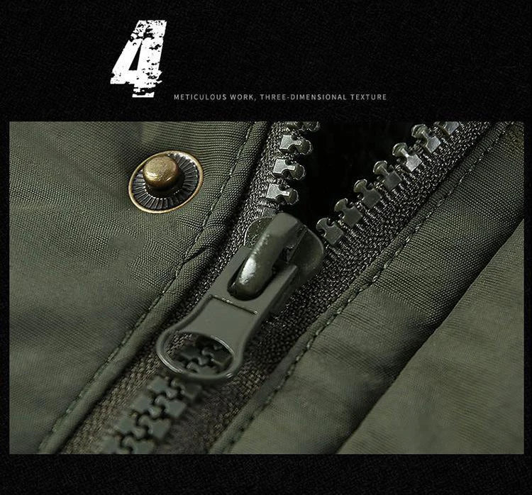 Men’s Winter Fleece Lined Outdoor Parka Jacket
