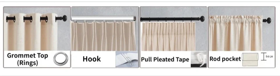 Luxury Velvet Blackout Window Curtains