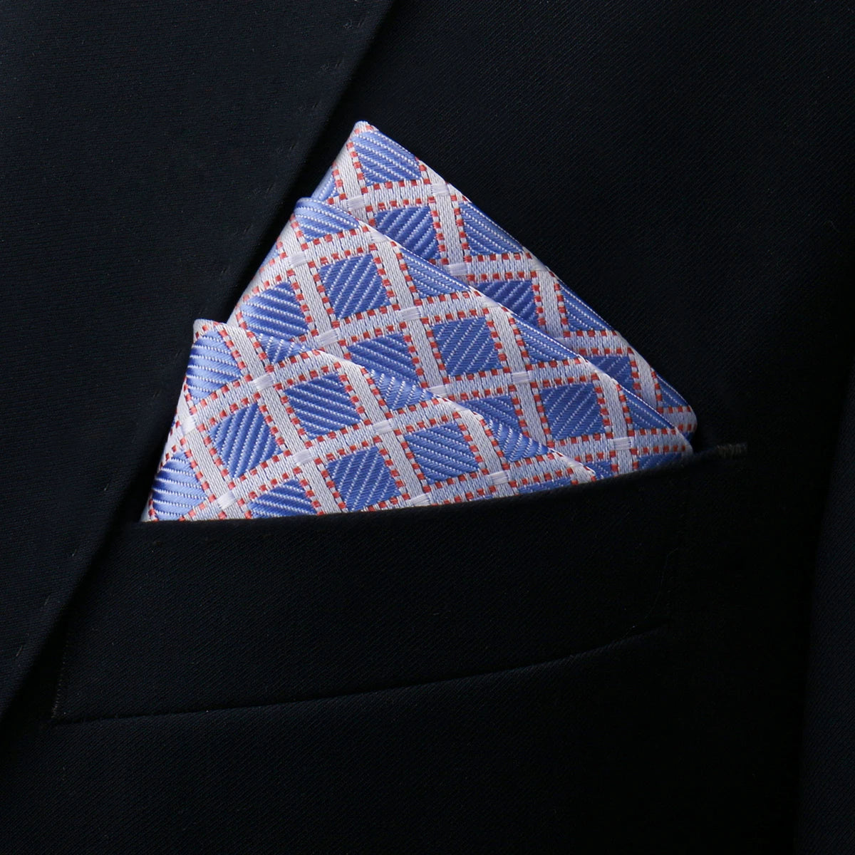 Luxury Men’s Pocket Square Handkerchief. Formal Suit Accessory