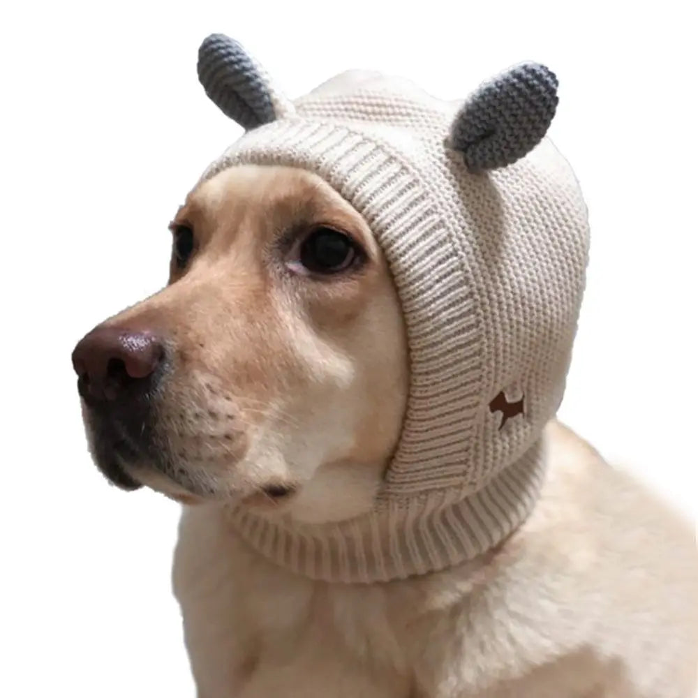 Quiet Comfort Dog Ear Muff .Noise Protection Anxiety Relief Pet Hat