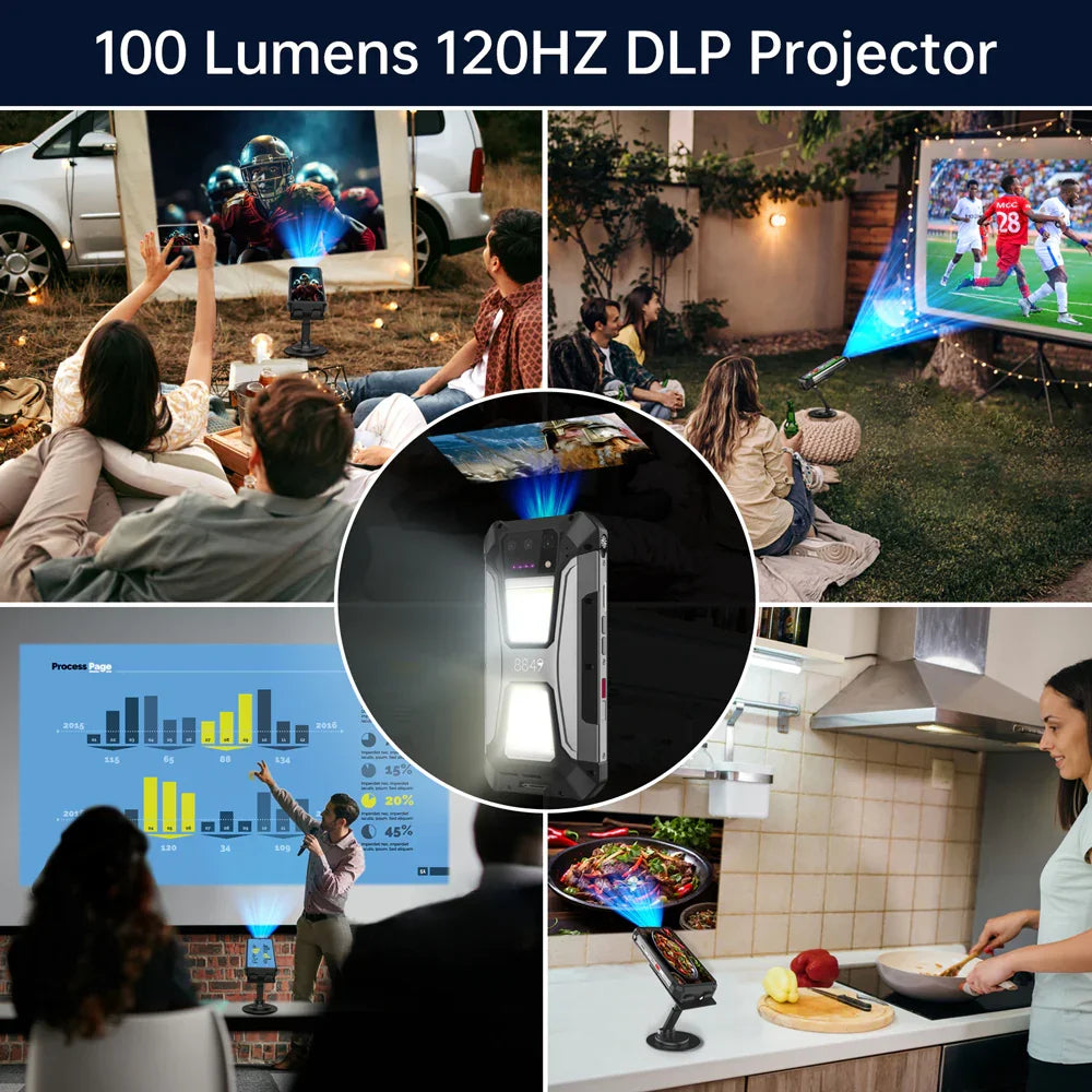 8849 Tank 2 PRO Rugged Smartphone with Projector  6.79" 2.4K Display 24GB 512GB Mobile Phone 23800mAh 120W Android 14 Phone