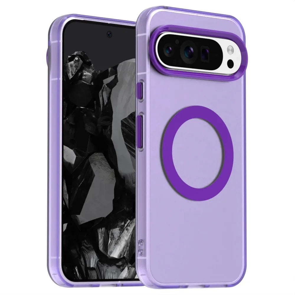 Matte Magnetic Armor Case For Google Pixel
