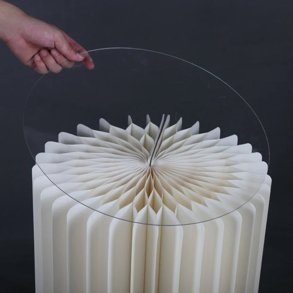 Paper Folding Cylinder Display Rack – Elegant Dessert, Cupcake & Party Favor Display Stand for Weddings, Birthdays & Special Events