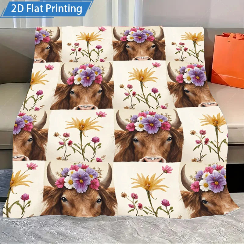 1pc Flannel Blanket Colorful Quote Blanket "I Am The Storm" - Inspirational Words, Cozy Sofa Throw, 2D Flat Printing