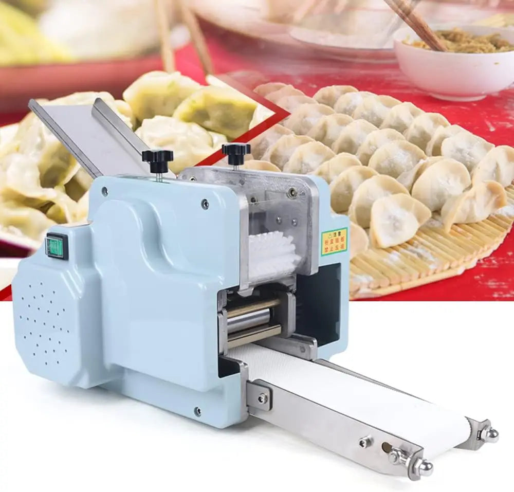 140W Commercial Electric Dumpling Skin Maker Wonton Dough Maker for Kitchen Noodle Shops Breakfast Shops Street Snack Shops