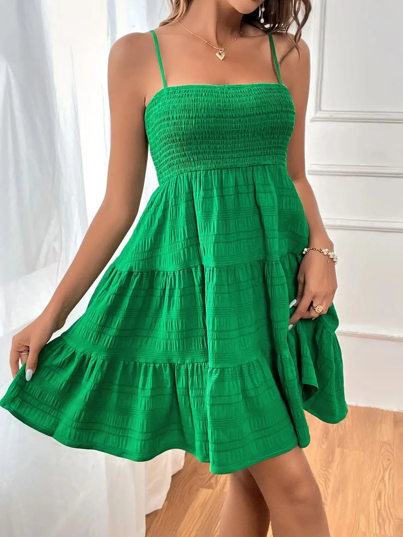 Women’s Strapless Flowy Mini Dress | Casual Summer A-Line Beach Dress