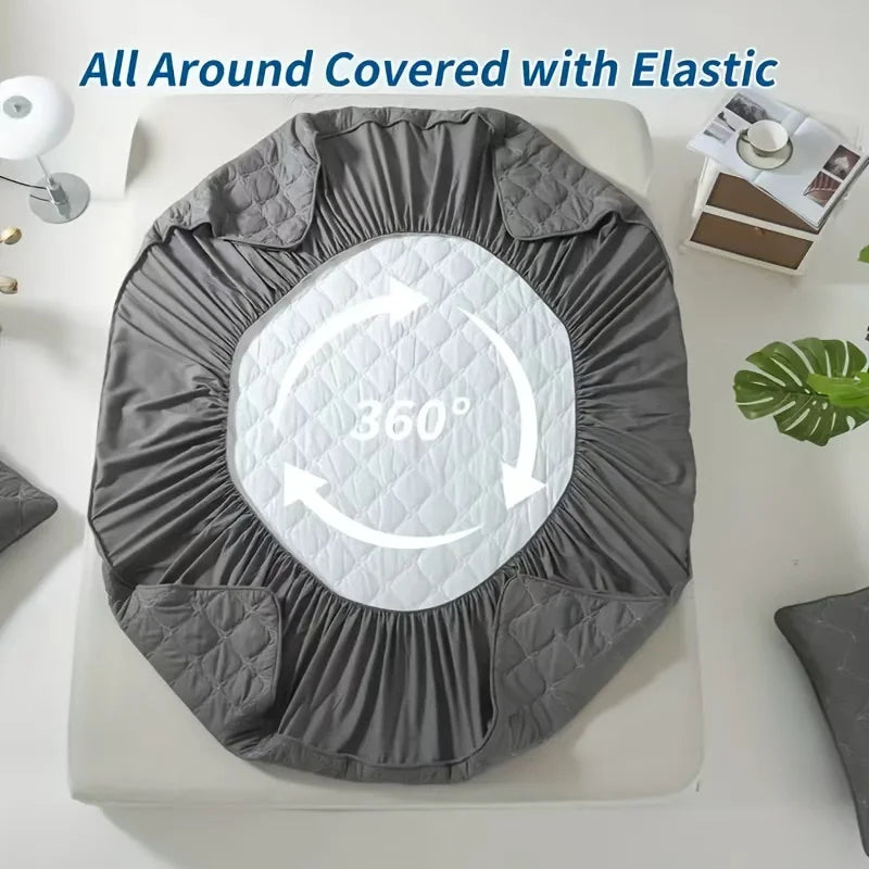 3D Air Fabric Waterproof Mattress Protector. Soft Breathable Mattress Cover