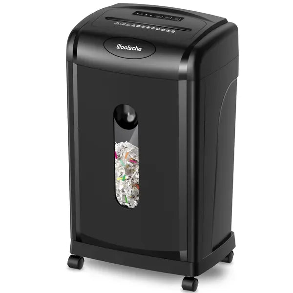 Executive 18 Sheet Cross-Cut Paper Shredder  P-4 High Security Heavy Duty Office Shredder