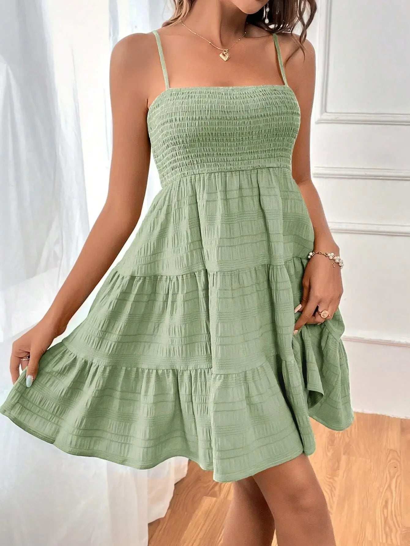 Women’s Strapless Flowy Mini Dress | Casual Summer A-Line Beach Dress