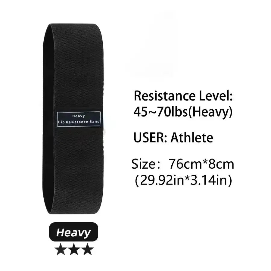Premium Fabric Resistance Bands Set for Glute, Hip & Leg Workouts