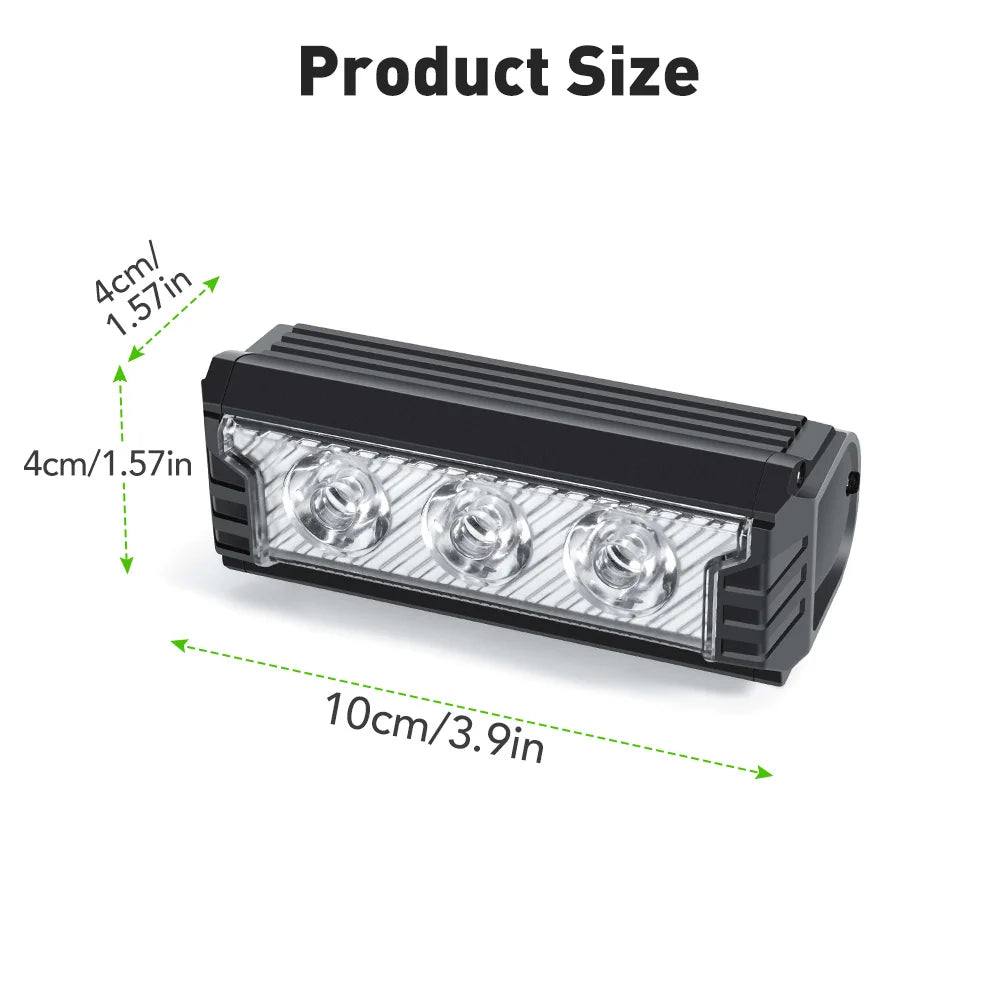 NEWBOLER Bicycle Light Front 3000Lumen Bike Light 3600mAh Waterproof Flashlight USB Charging MTB Road Cycling Lamp Accessories