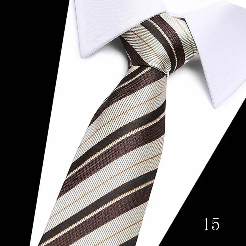 Luxury Men’s Fashion Necktie.Business, Wedding & Formal Tie