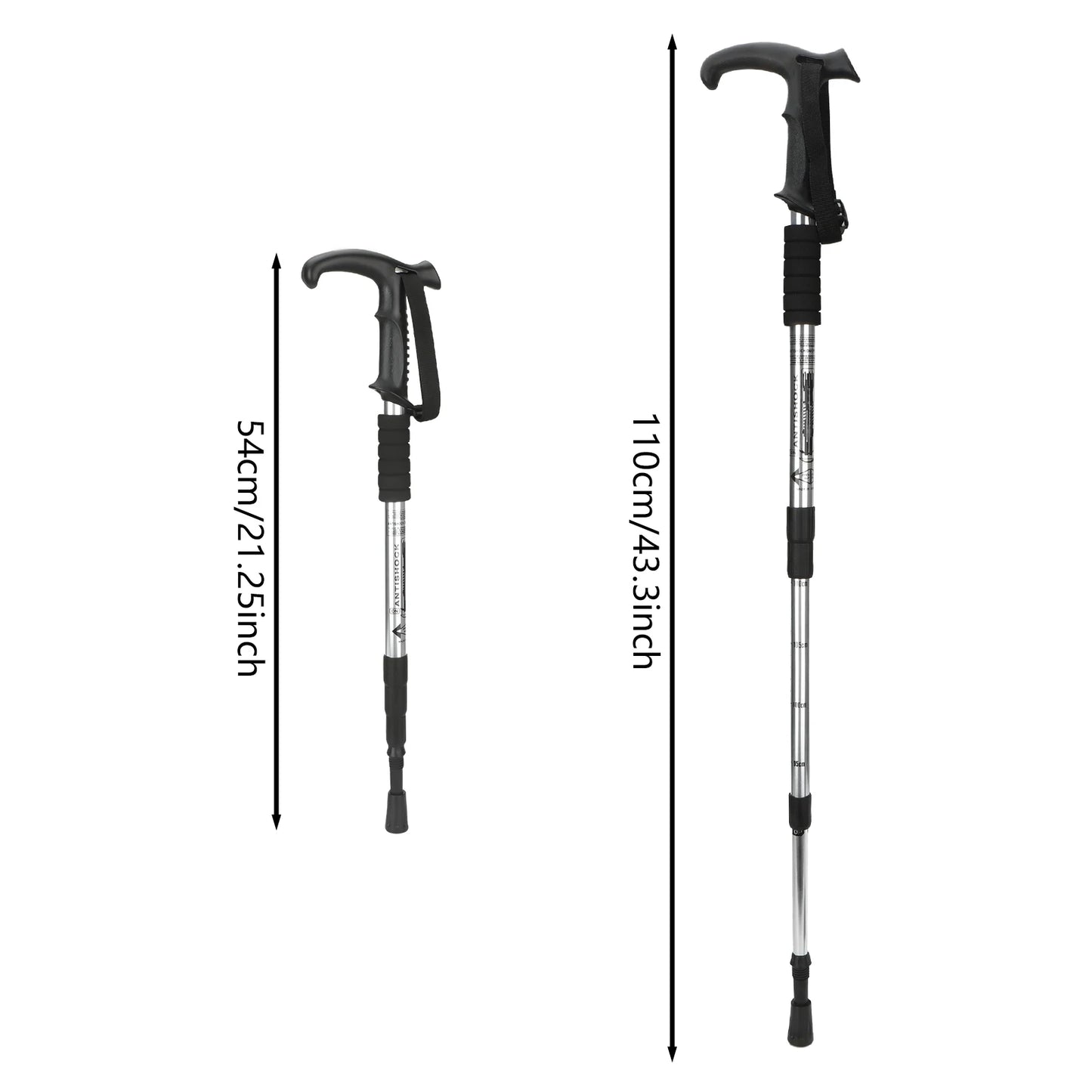 Adjustable Hiking Walking Stick – Lightweight Telescopic Trekking Pole for Hiking, Walking & Outdoor Adventures